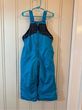 Kids Blue Bib Overalls Snow Suit 4T toddler Winter